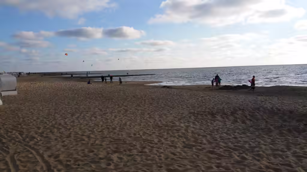 Flut im Watt bei Cuxhaven