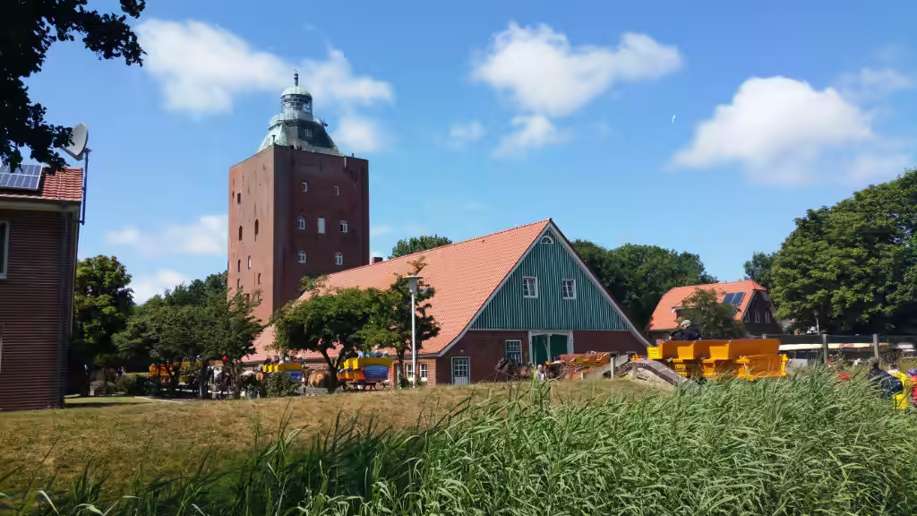 Leuchtturm auf der Insel Neuwerk