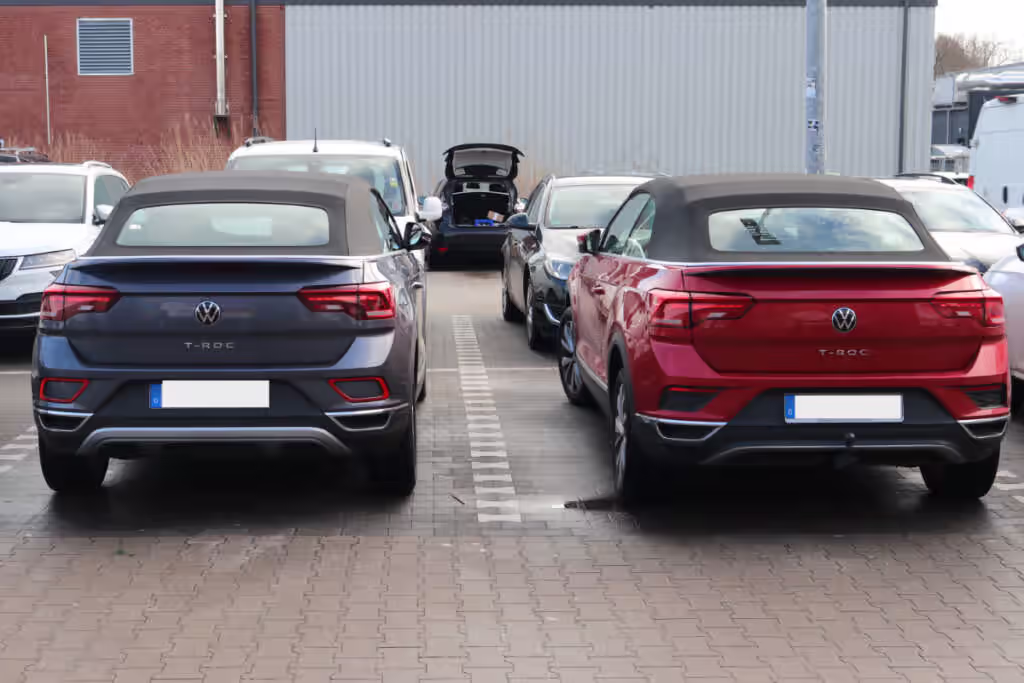 VW T-Roc Facelift 2022 Heckansicht